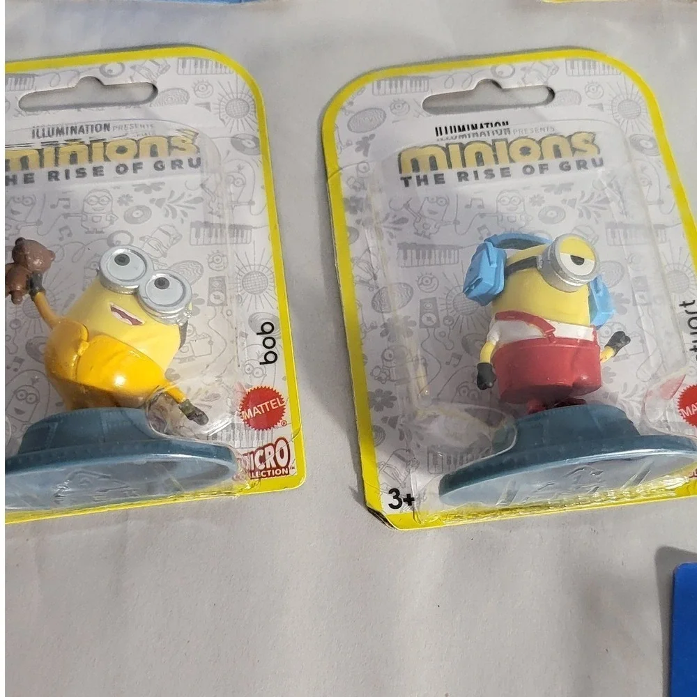 Minions The Rise of Gru Micro Collection Figures Bob‎ & Stuart NEW